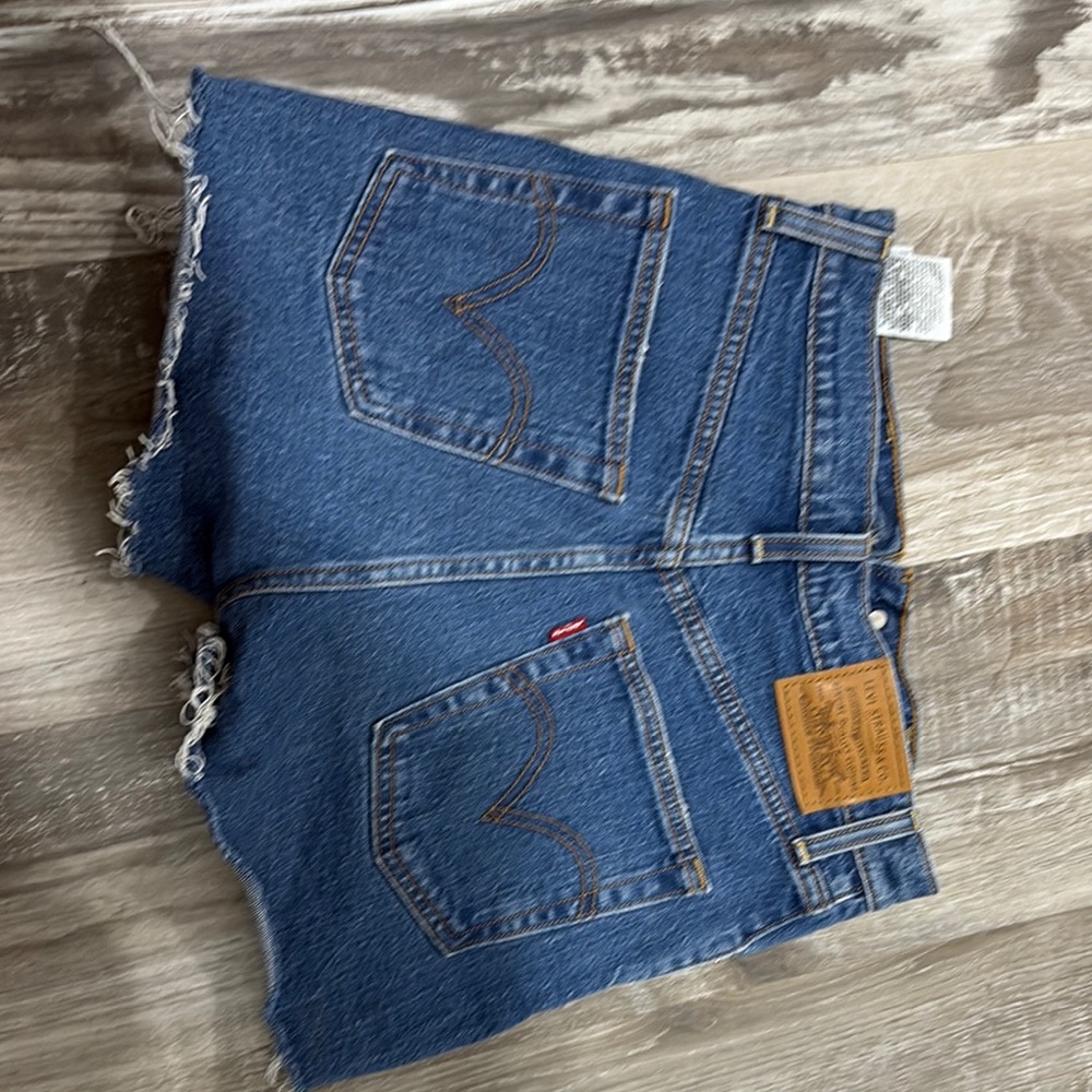 Levi's Blue Denim Cutoff Shorts